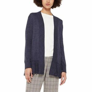 KATE SPADE Blue Broome Street Open Front Cardigan